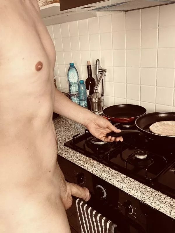 My debut here with an easy, traditional but most important delicious lunch prep. 