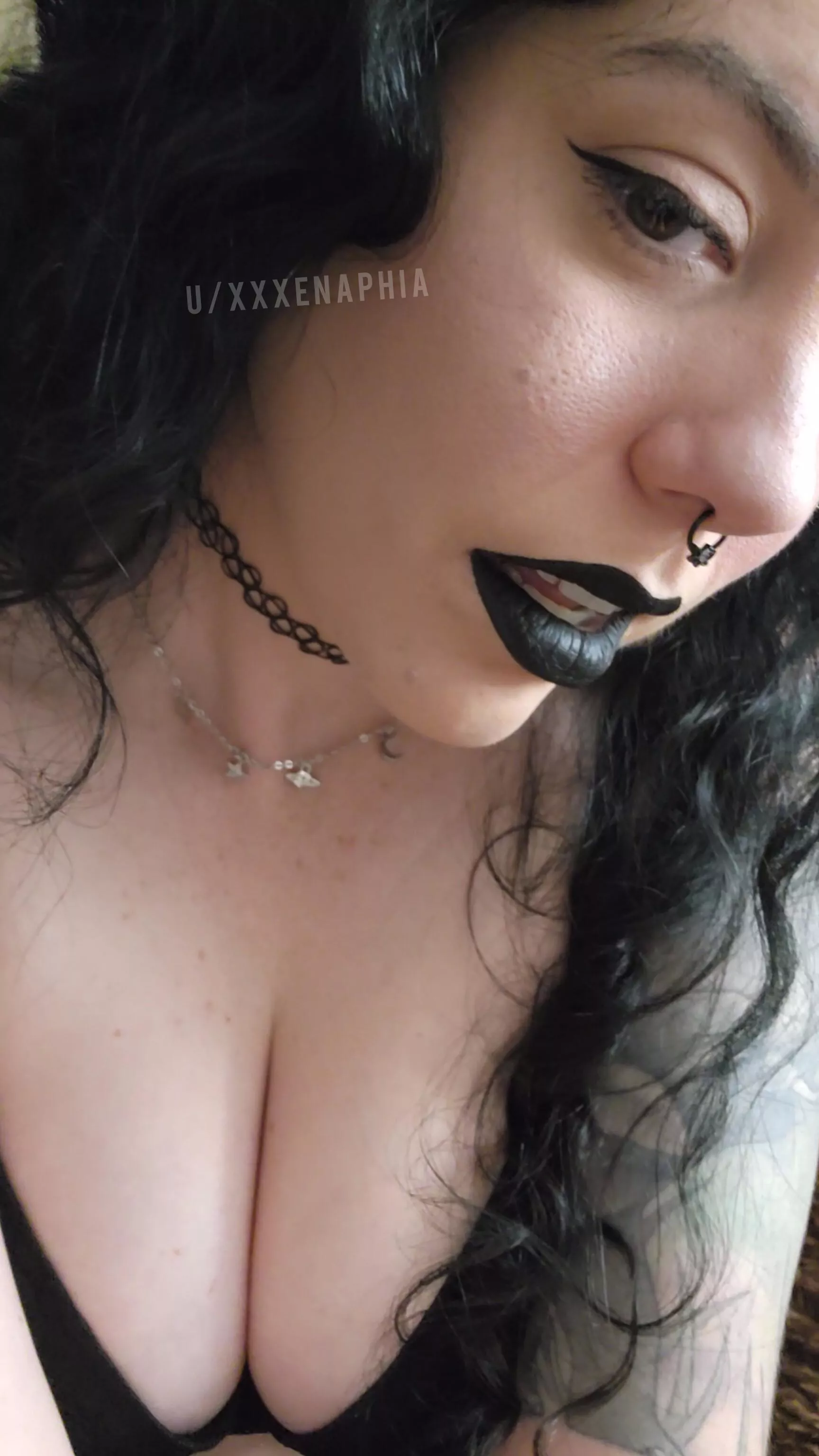 My goth cleavage
