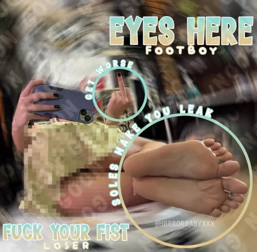 Never stop gooning for me footboys ✨👸🏼