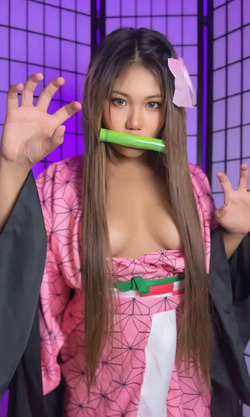 Nezuko cosplay by Sophia