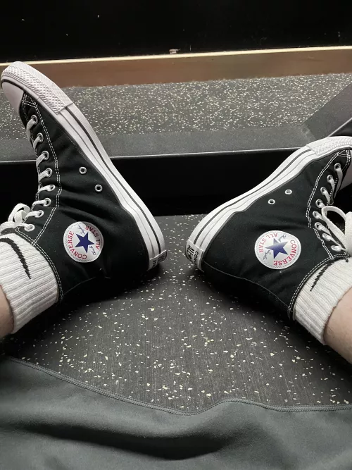 Nice and sweaty in the gym