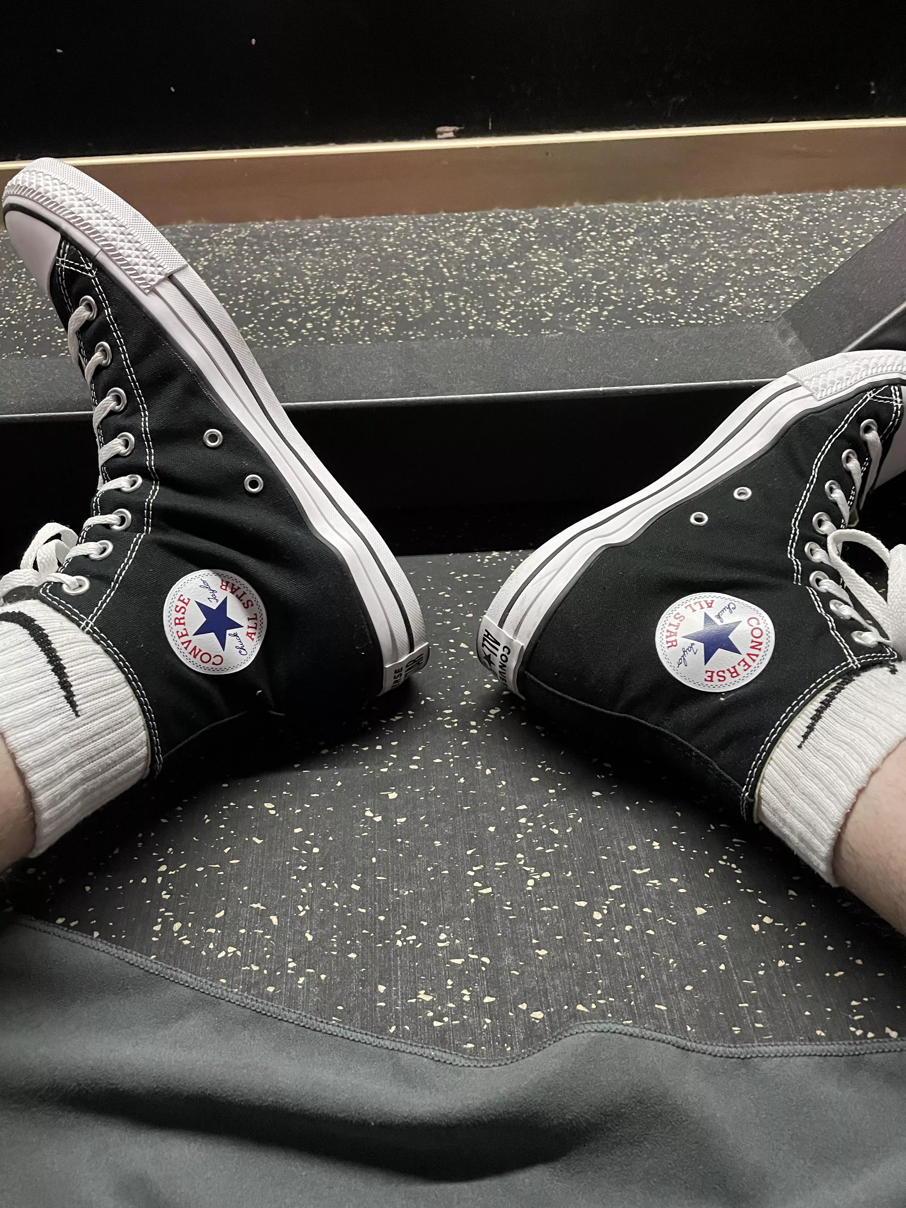 Nice and sweaty in the gym