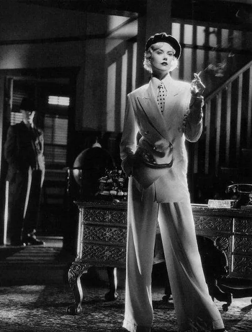 Nicole Kidman as Marlene Dietrich, photographed by Rocky Schenck for Vogue Australia (1994)