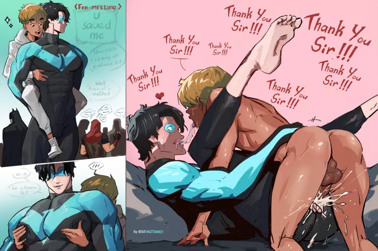 Nightwing fan meet and greet (By sevaztian21) 