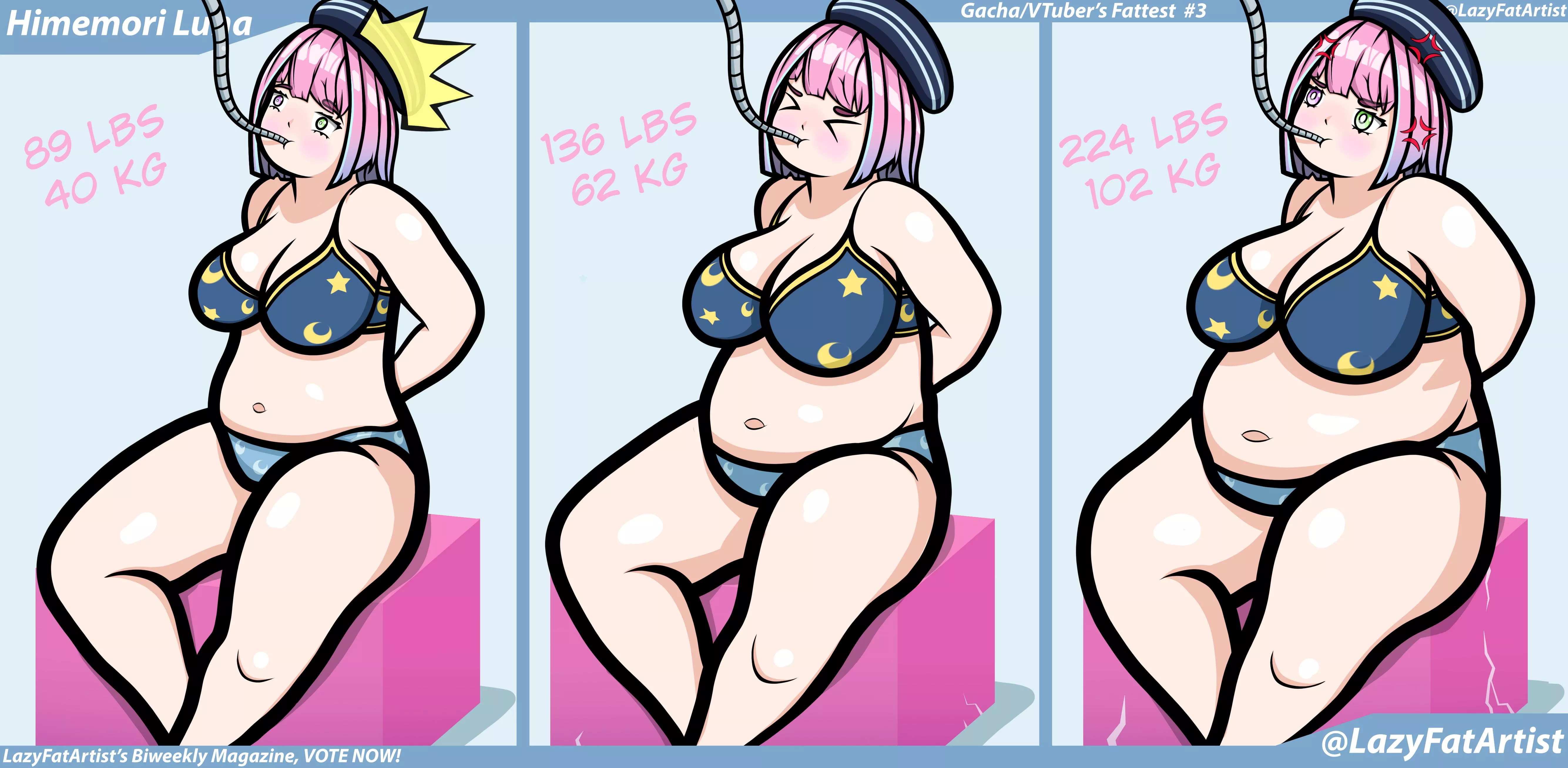 💚[OC] Gacha / VTuber's Fattest 3 - Himemori Luna💚