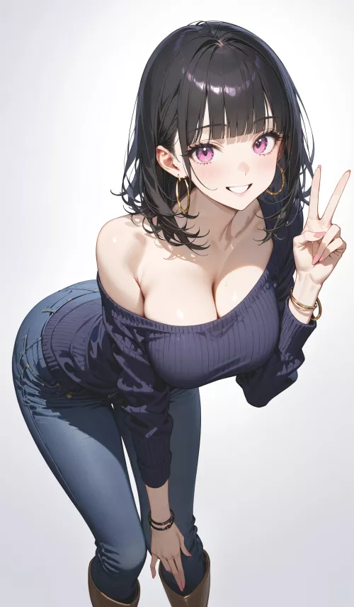 Off Shoulder Sweater 