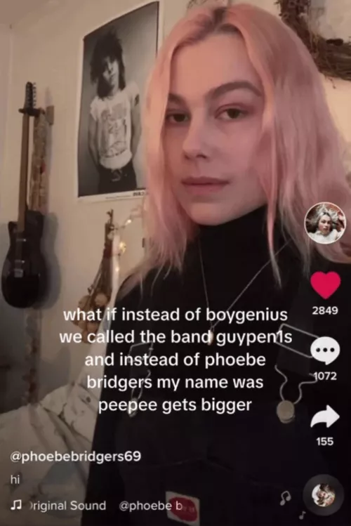Phoebe Bridgers? More like Peepee N******! 