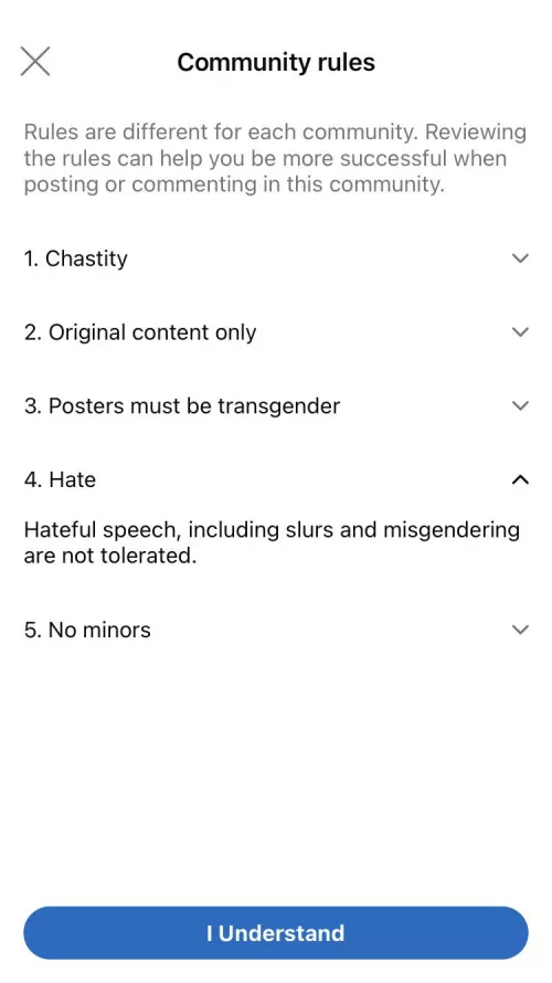 Please take the time to review the rules again . The first rule broken results in a 7 to 30 day ban from the page then continued rule breaking will be banned permanently