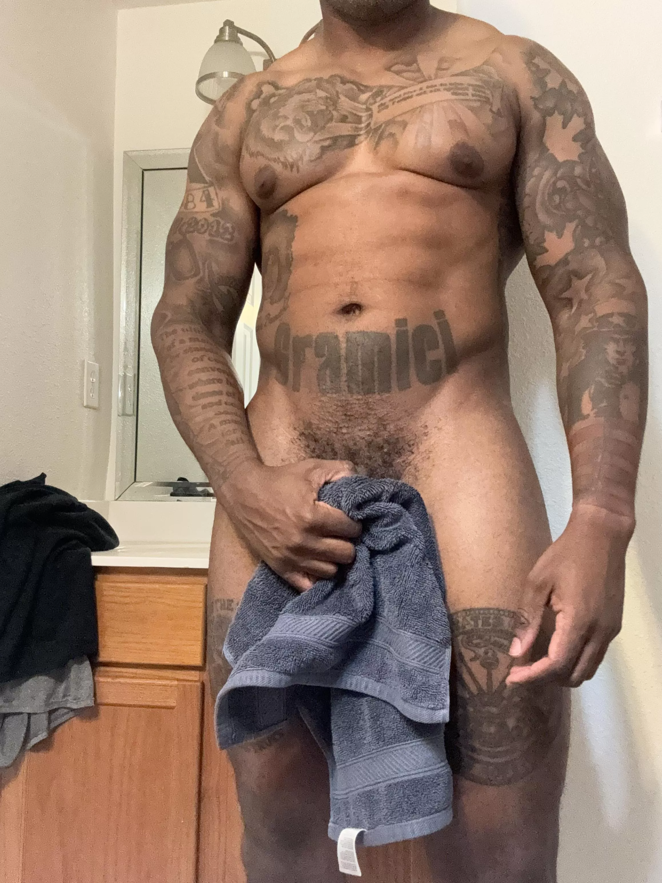 Post workout shower time