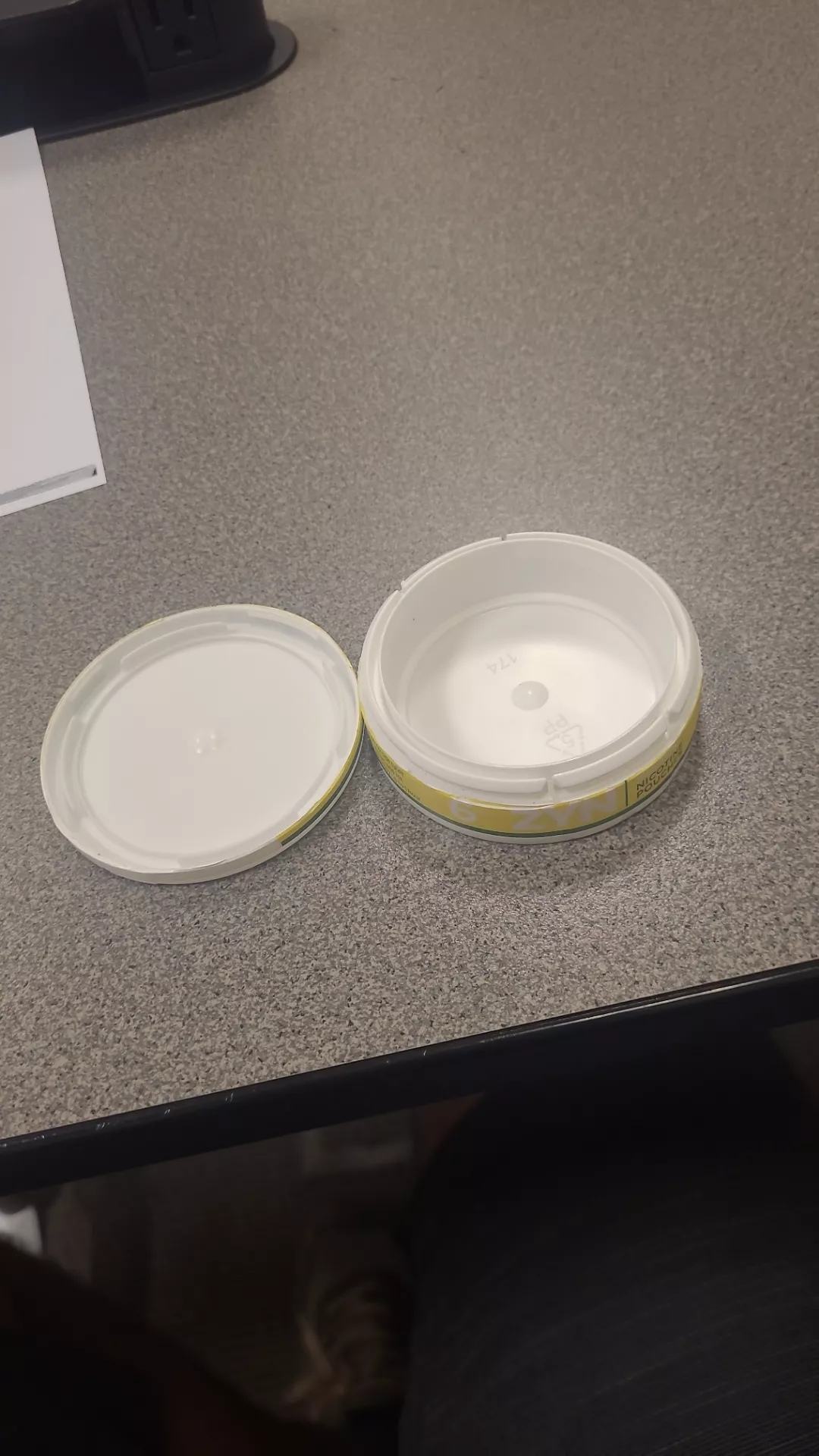 Purchased zyns and the container was empty, no expiration date on back either