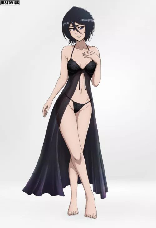 Rukia wishing us all a happy Gothtober 