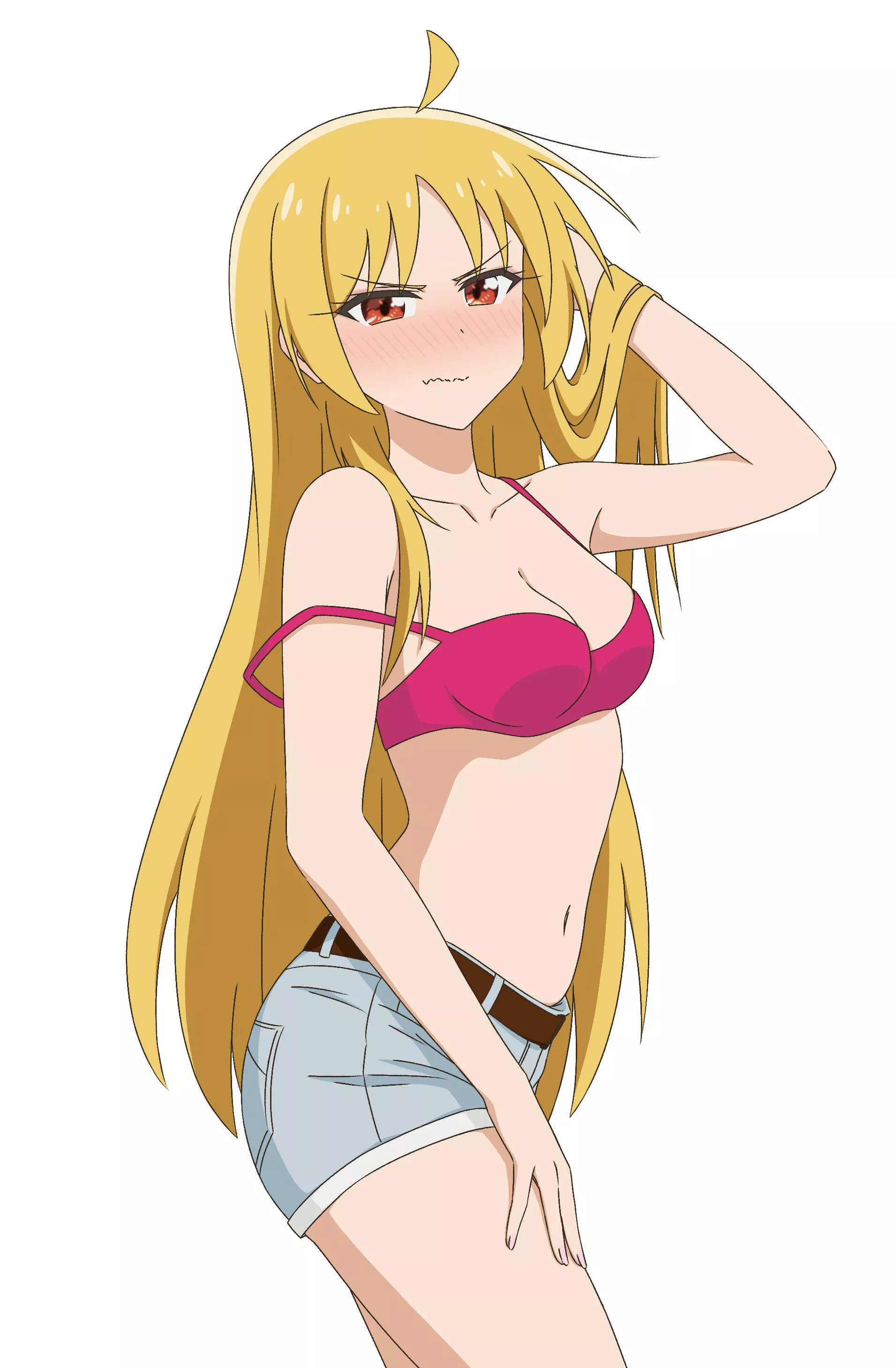 Seika Blushing While Modeling Lewdly 