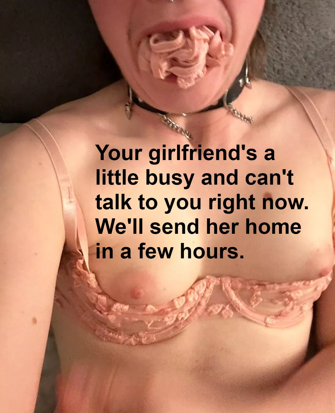 She can't talk to you right now