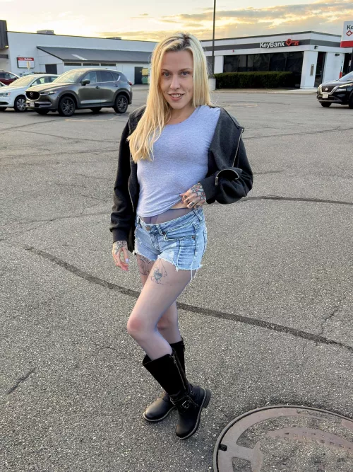 Some waistband flashing 