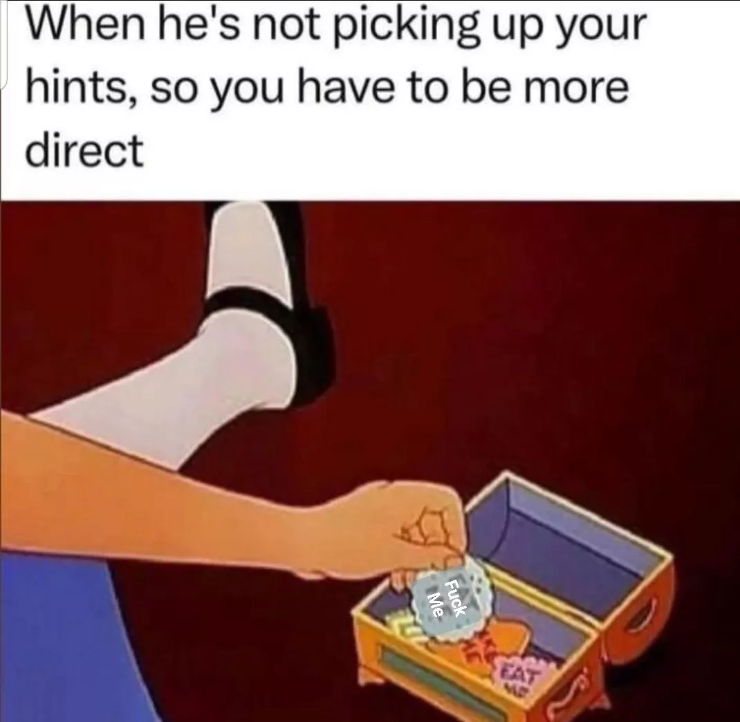 Sometimes being direct is best 🤷‍♀️