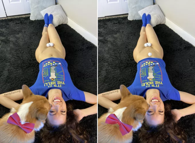 Spot 9 differences. Photo and edit by me.