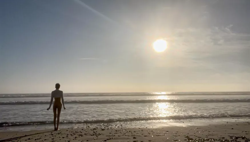 Super beautiful day today! Everyone left before the fog cleared though. 