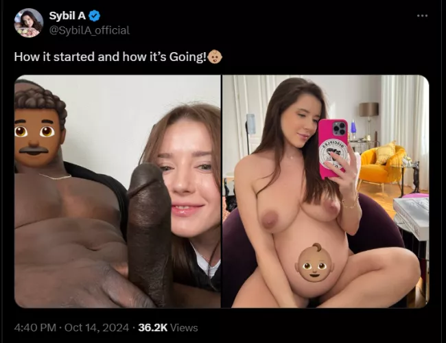 Sybil A today's post on twitter