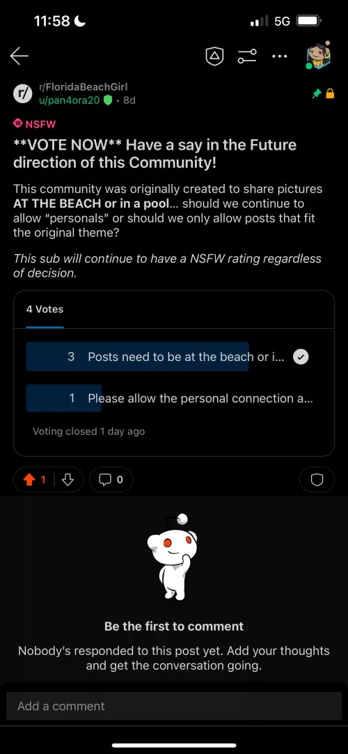 The community has spoken, please Follow the rules or your post will be removed!