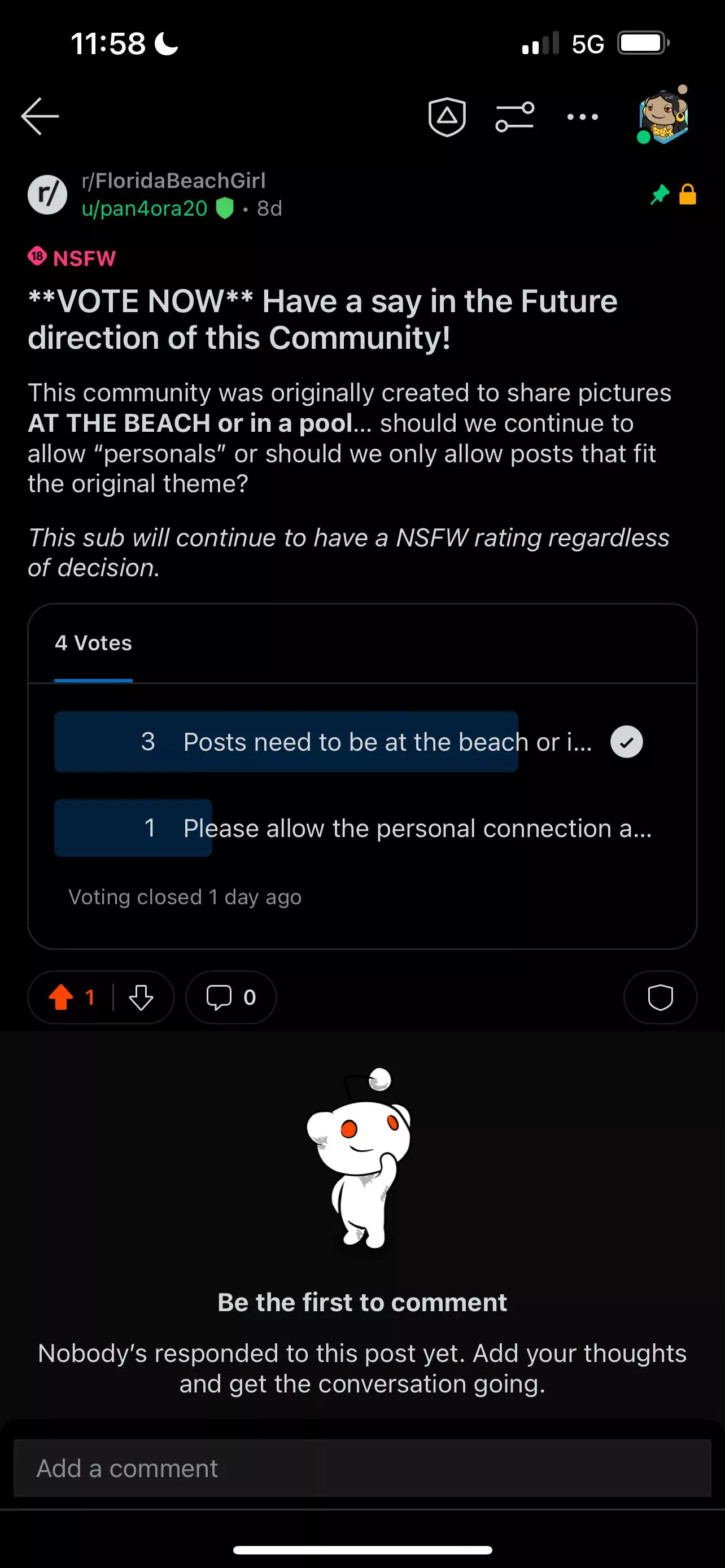 The community has spoken, please Follow the rules or your post will be removed!