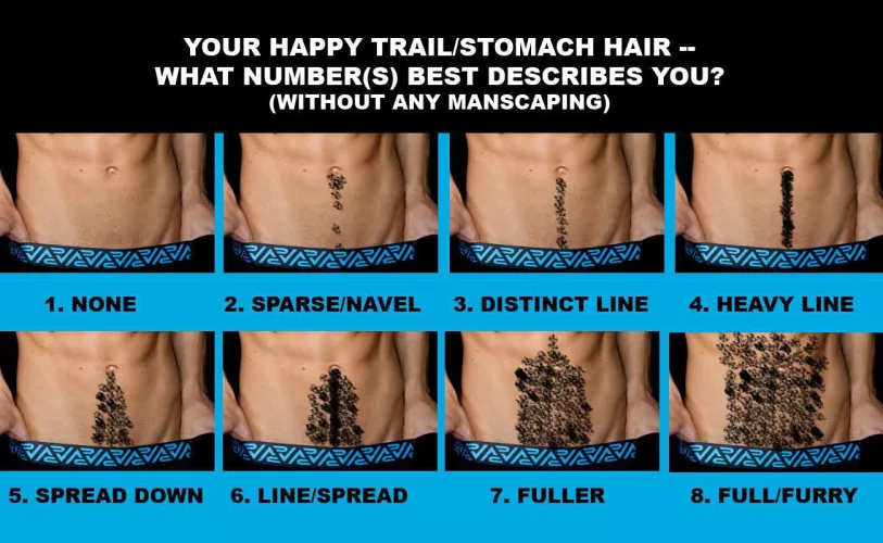 The different type of happy trails😊 Will be adding post flairs