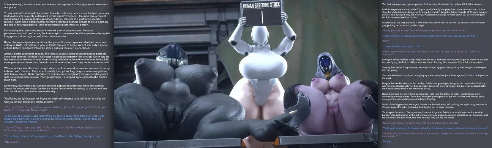 The Human Milking Brothel- POLL IN COMMENTS [Femdom] [Non-Human] [Monster Girls] [Teasing] [Rough Sex] [Orgy] [Brothel] [Competition] [Artist: Runn1nOn]