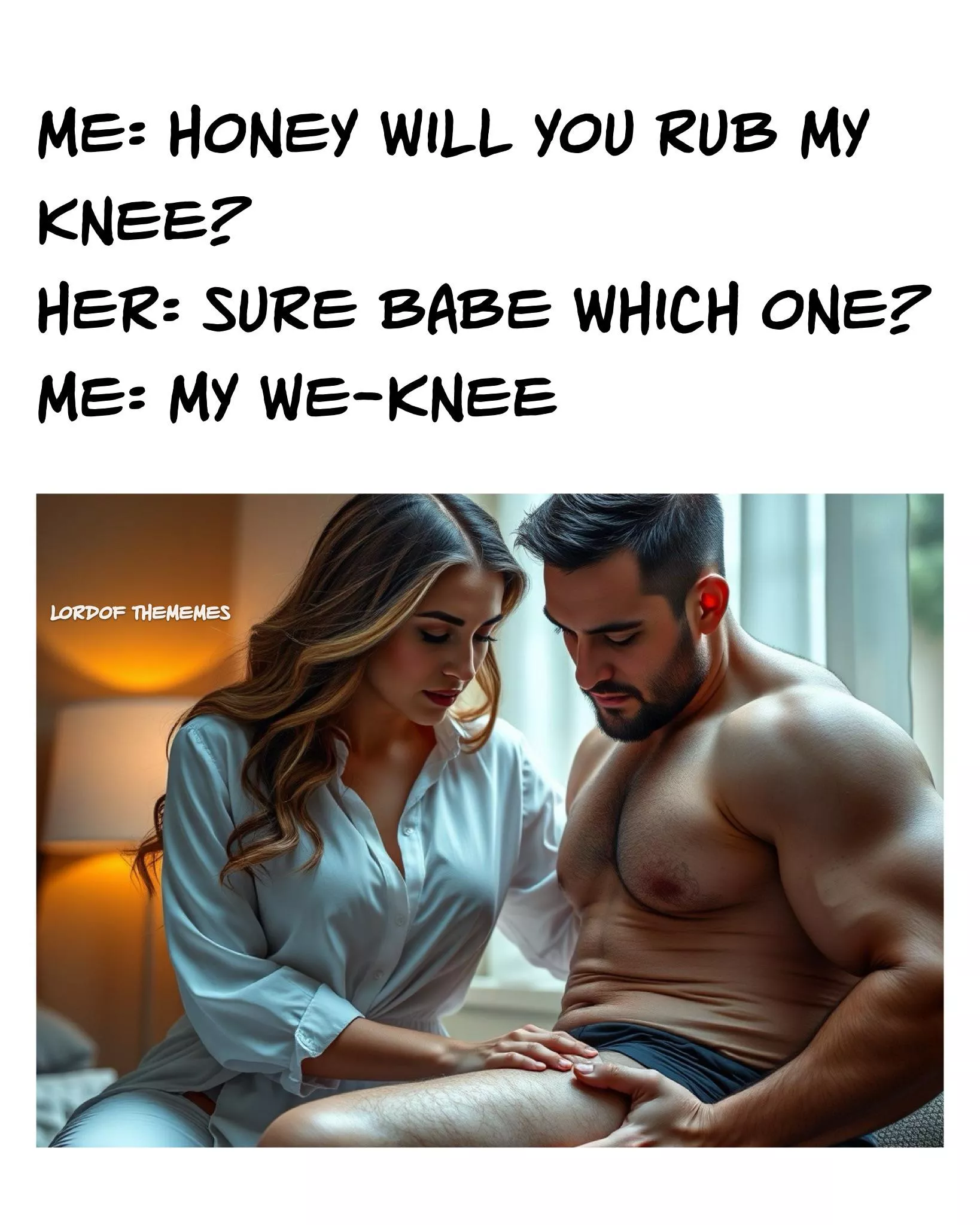 The only one that needs rubbing 