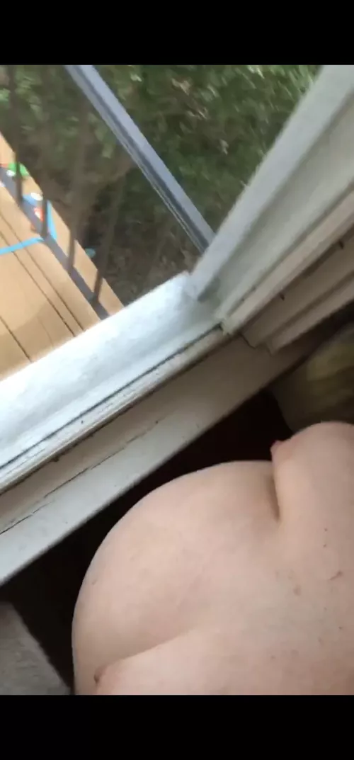 Think the neighbors liked the view?