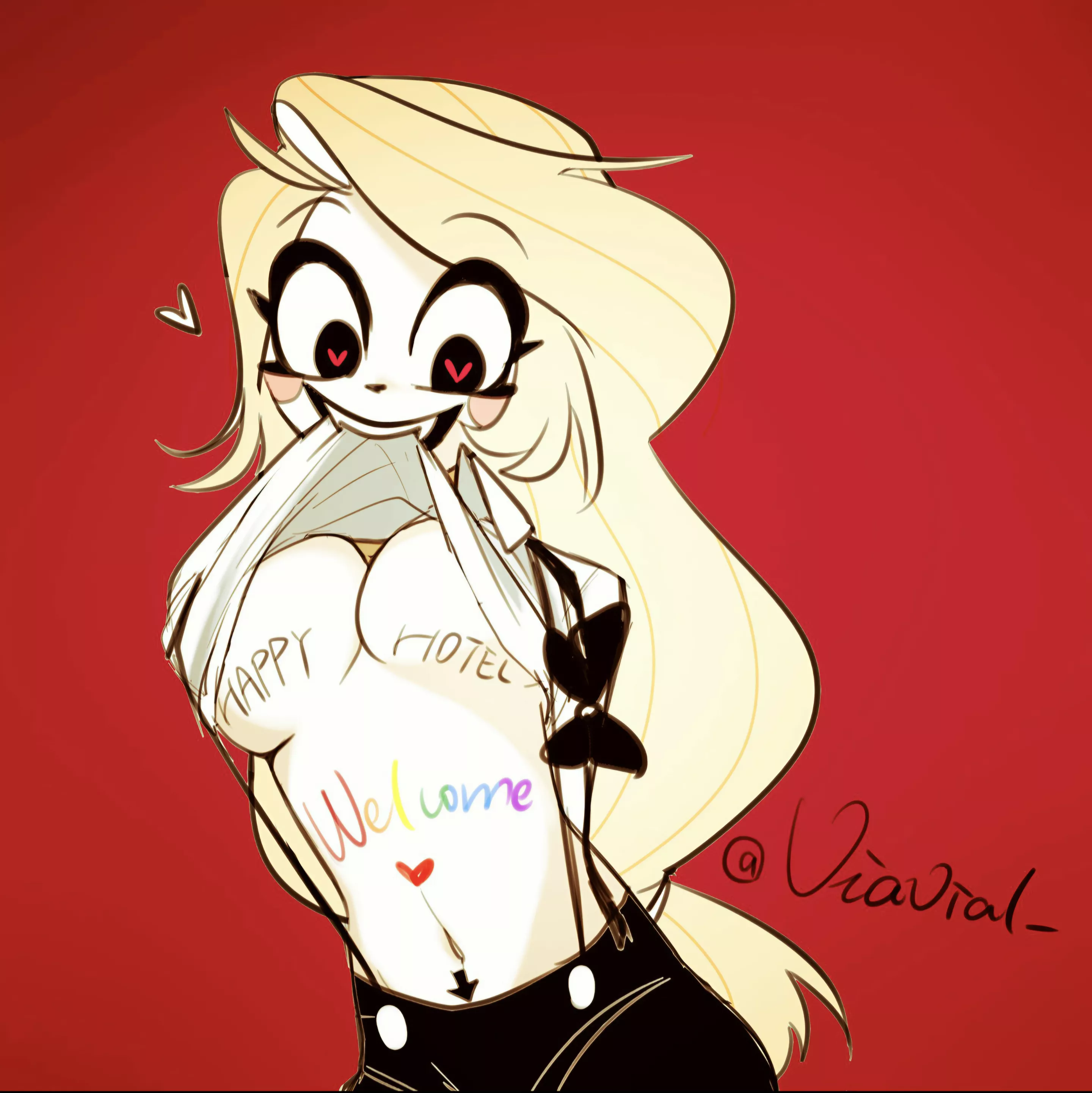 This way to the Happy Hazbin Hotel