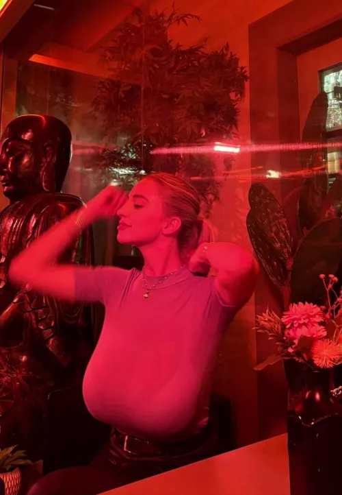 Tits so huge, her torso disappears