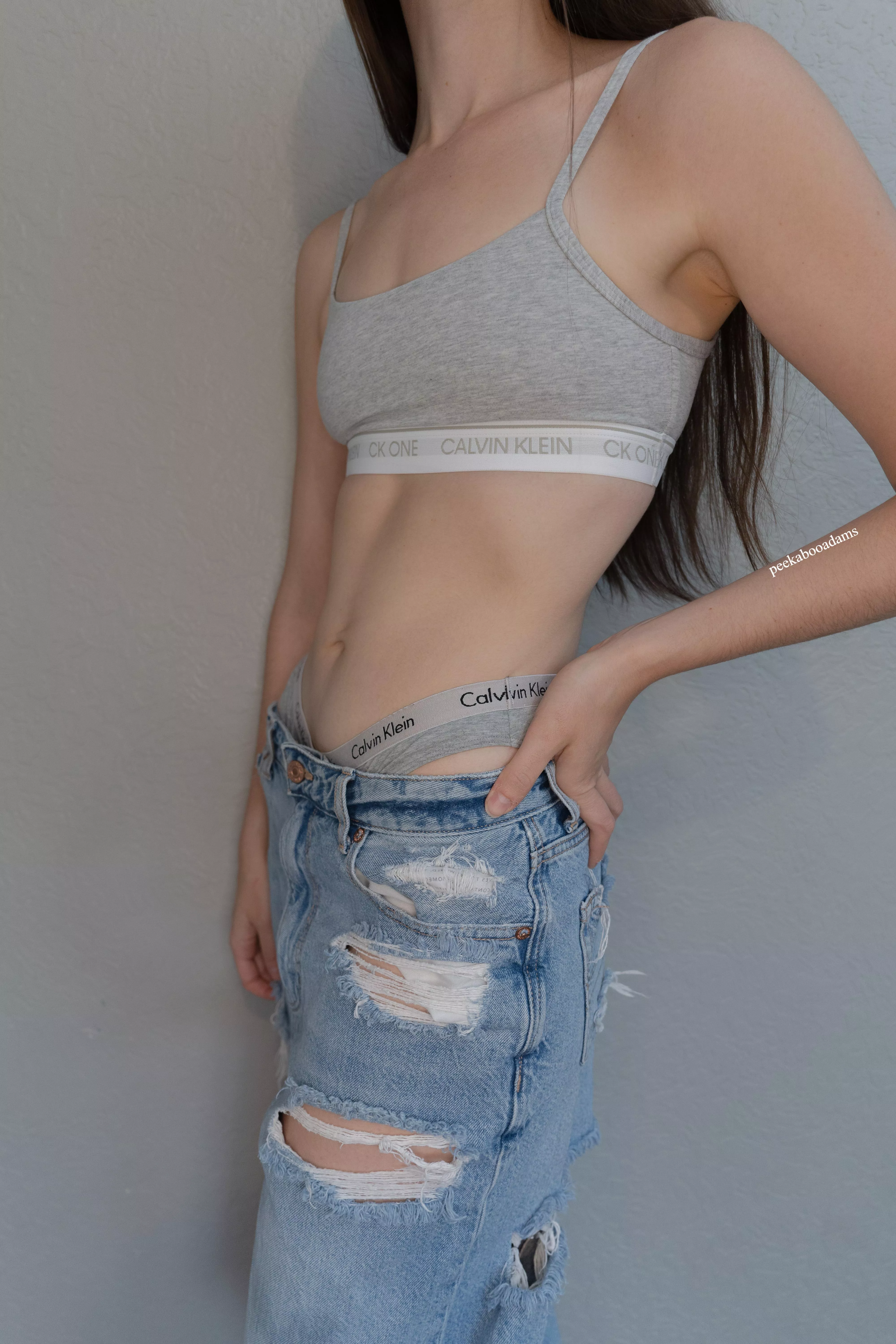 Trace the line down my tummy with your tongue