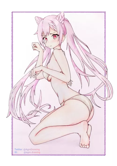 Tried to draw Keqing by myself