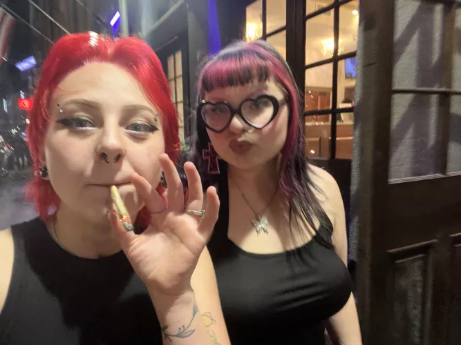 two girls one smoke?