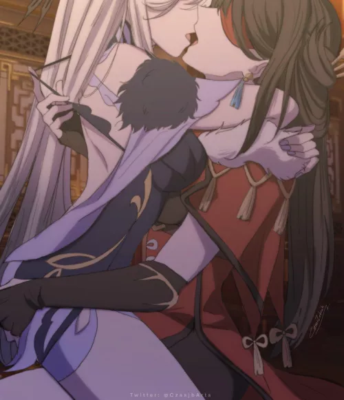 two tongues ​​playing 👄