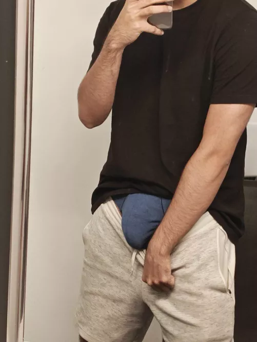 U/odd_yam_6431 made me weak with just his huge soft bulge (pic). Then he whipped it out hard and made me his complete bitch. His girth is an inch more than my length