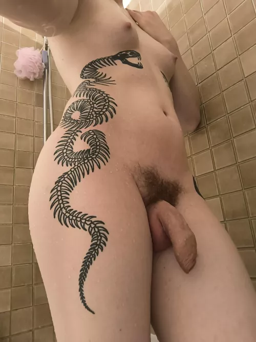 Waiting for you in the shower