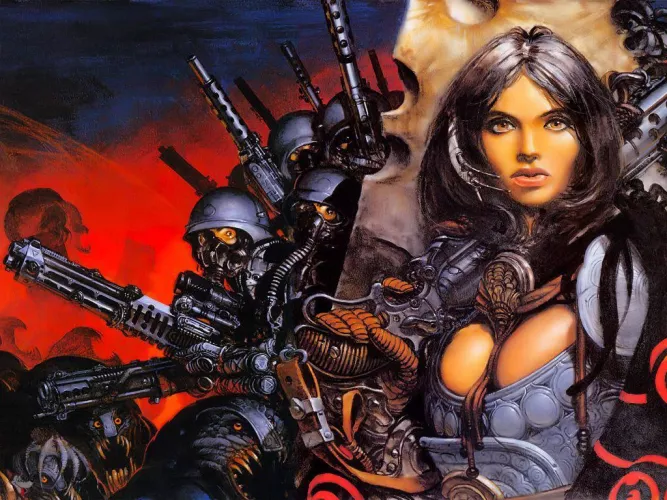 Warrior of the future by Juan Jimenez 