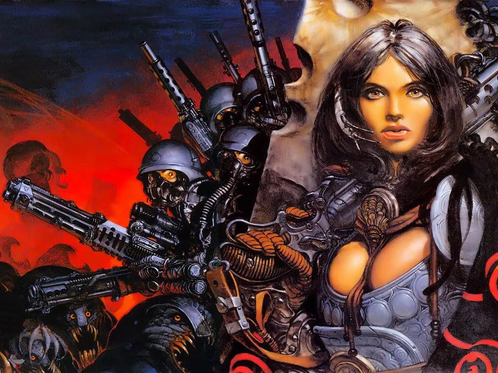 Warrior of the future by Juan Jimenez 