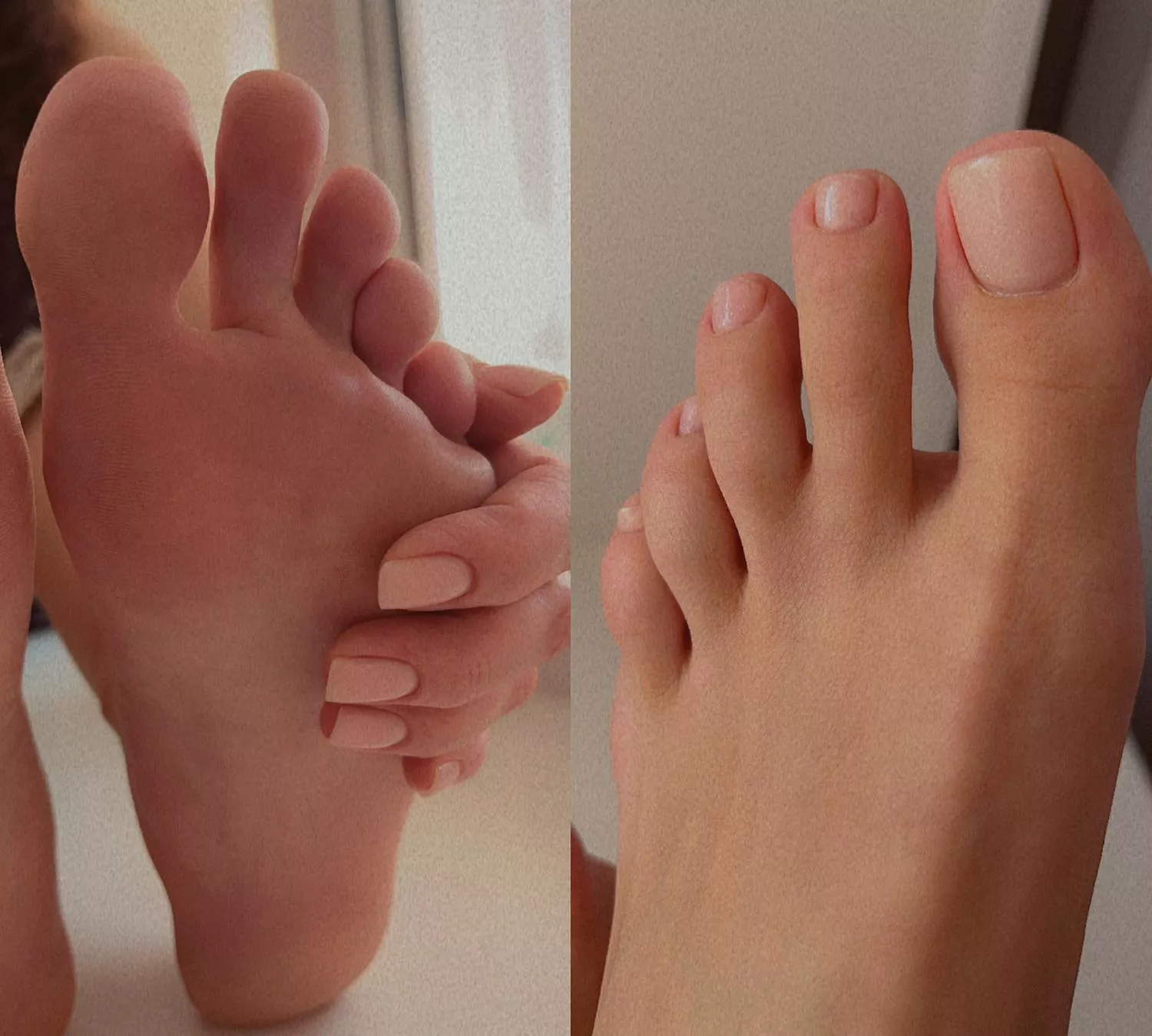 Which side of my feet do you like better?