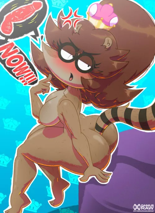 Whose The One Cheek Wonder now Mordecai 😈 (daimusraw)