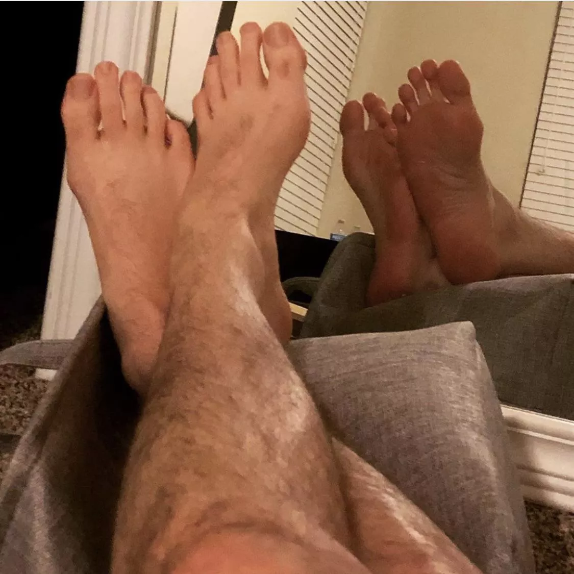 Would my barefeet distract you if we were watching TV together?