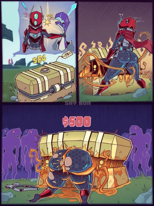 Would you open this chest? (Shy bun)