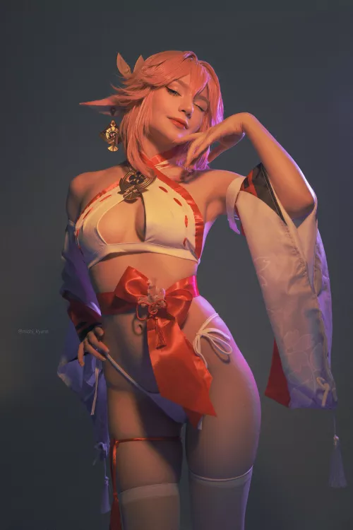 Yae Miko from Genshin Impact by michi_kyunn