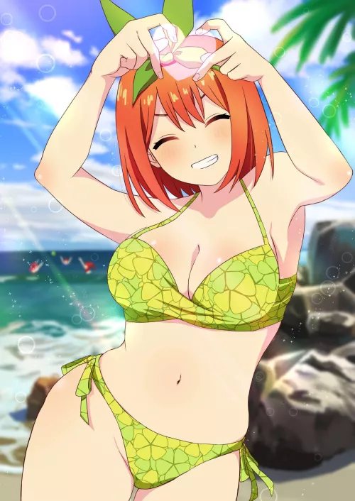 Yotsuba Being Adorable On The Beach 