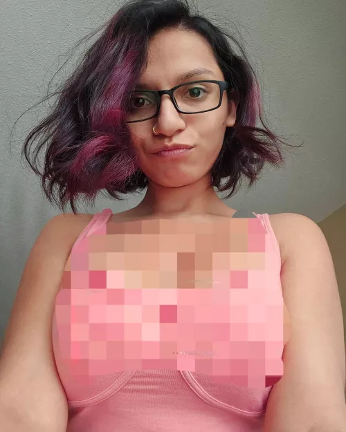 You are too weak minded to see my tits