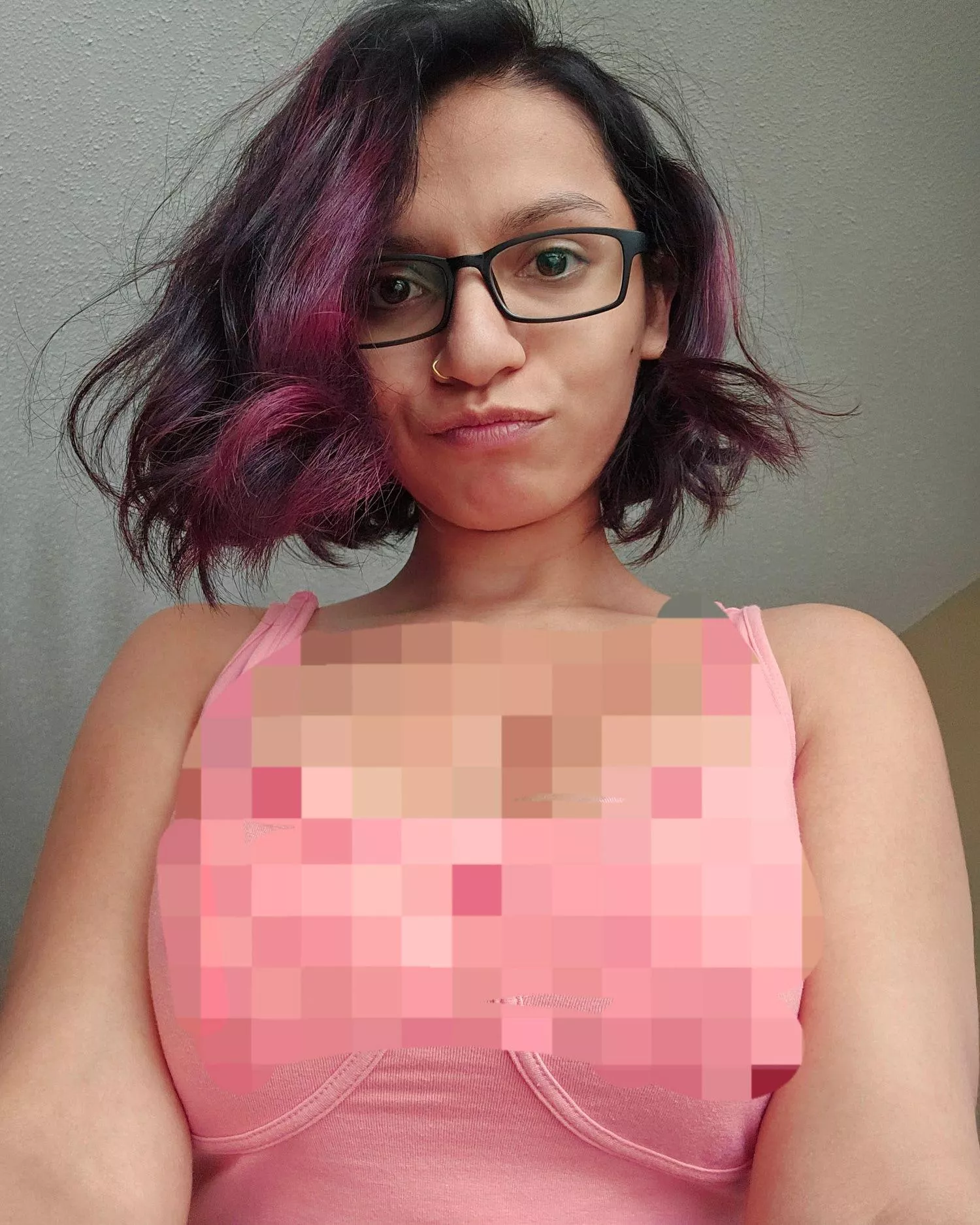 You are too weak minded to see my tits