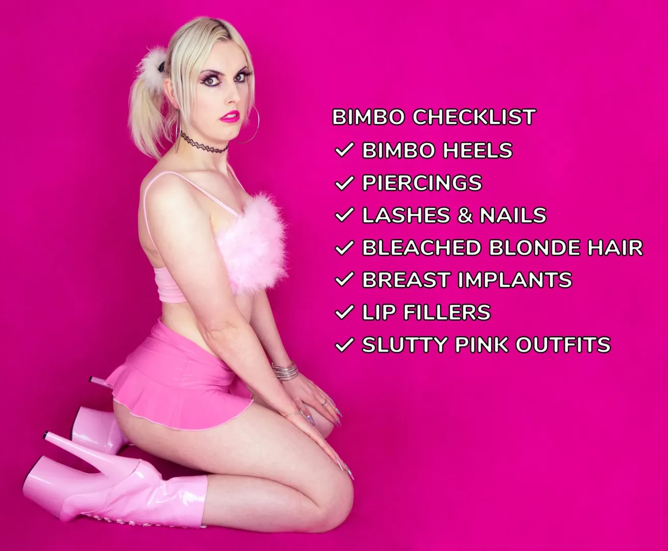 You want to be her so bad sissy.