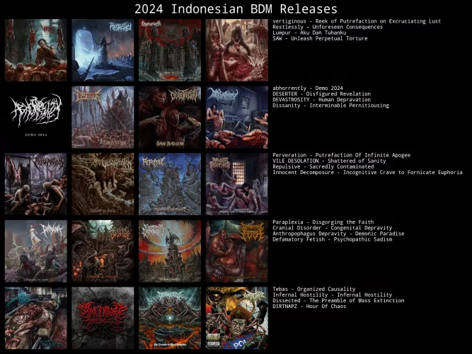 2024 Indonesian Brutal Death Metal Releases