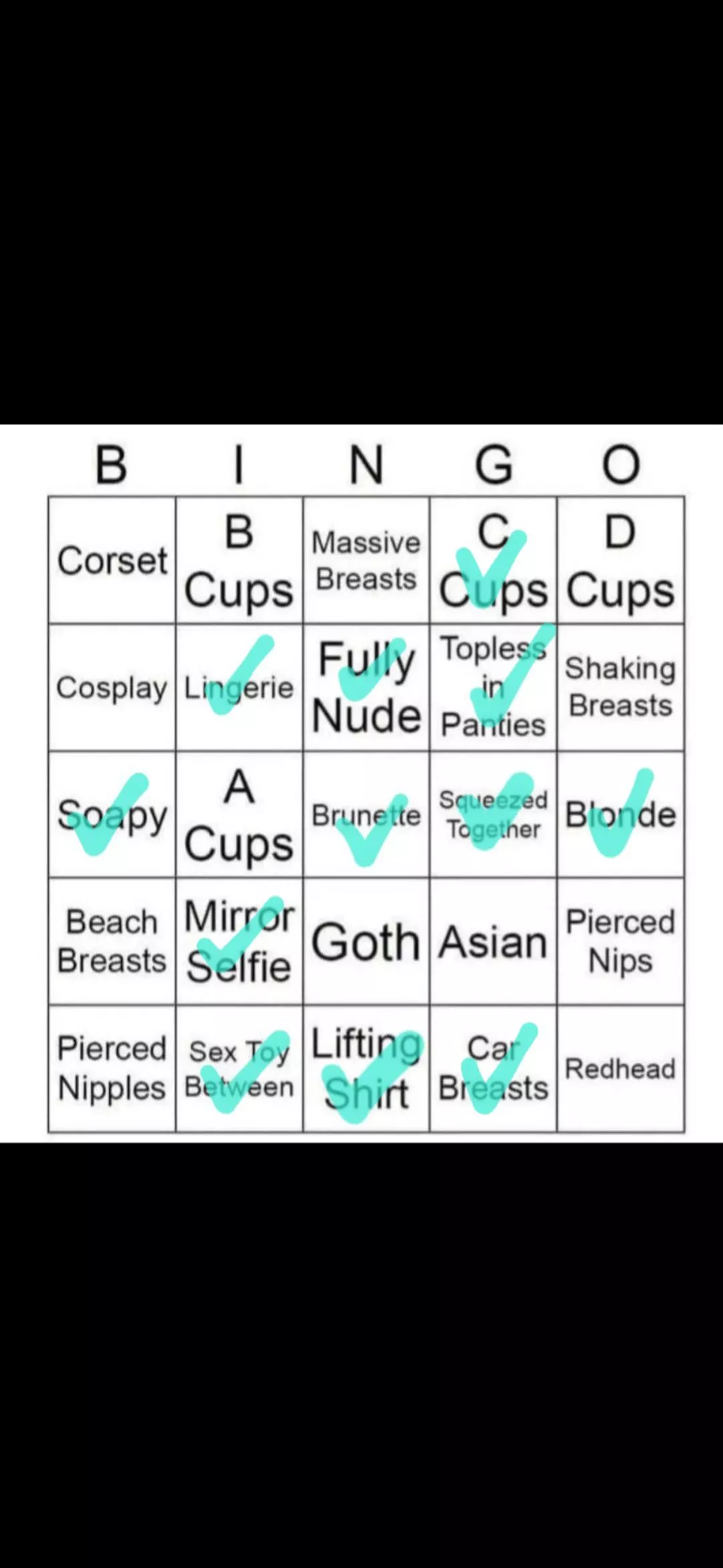 29M Been busy with work and forgot about my card! Anyone wanna help me fill it? 