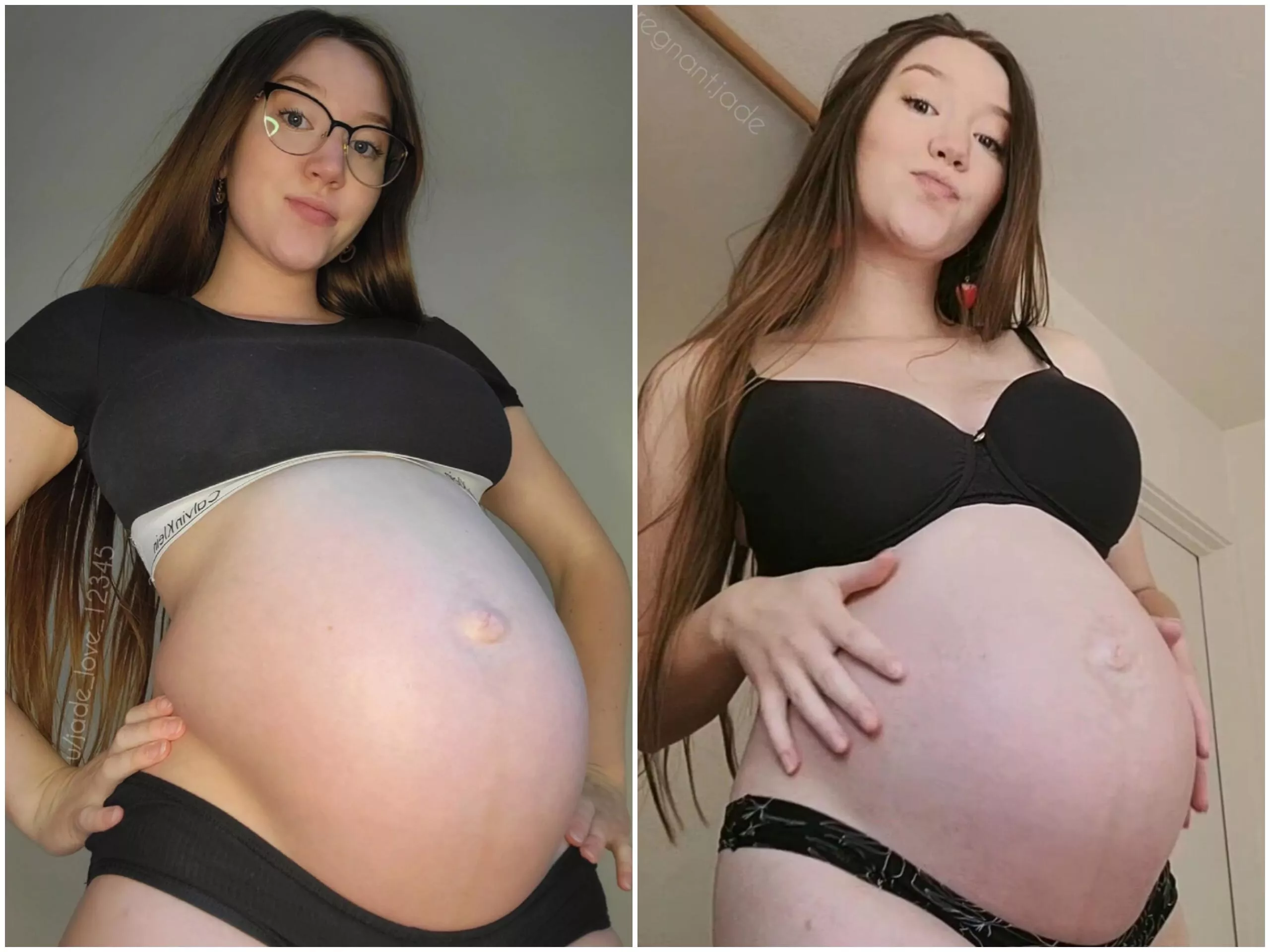 9 months pregnant and feeling hotter than ever 